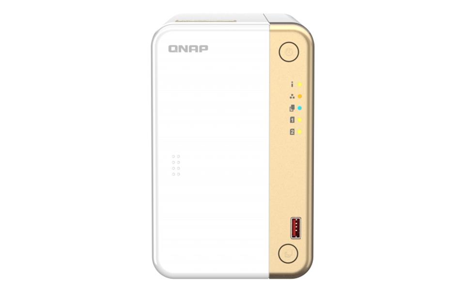 QNAP TS-262 NAS Tower Ethernet LAN Goud, Wit N4505