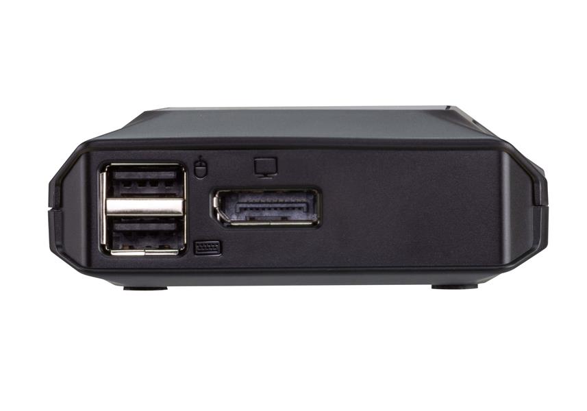 ATEN USB-C 4K DisplayPort KVM-schakelaar met 2 poorten en Remote Port Selector