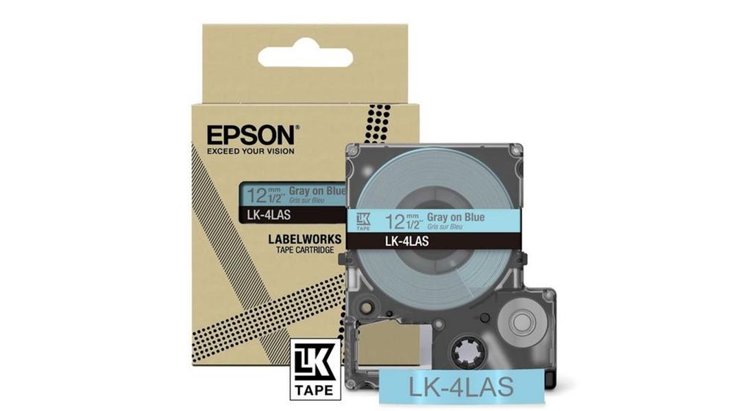 EPSON Colour Tape Blue Grey 12mm 8m
