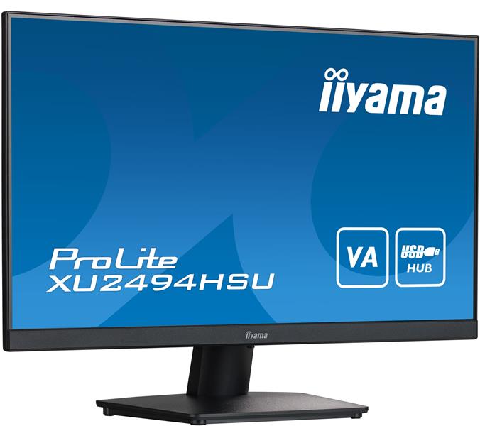 iiyama ProLite XU2494HSU-B2 computer monitor 60,5 cm (23.8"") 1920 x 1080 Pixels Full HD LED Zwart