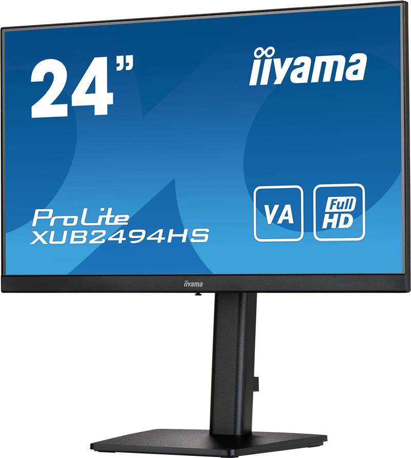 iiyama ProLite XUB2494HS-B2 computer monitor 60,5 cm (23.8"") 1920 x 1080 Pixels Full HD LED Zwart