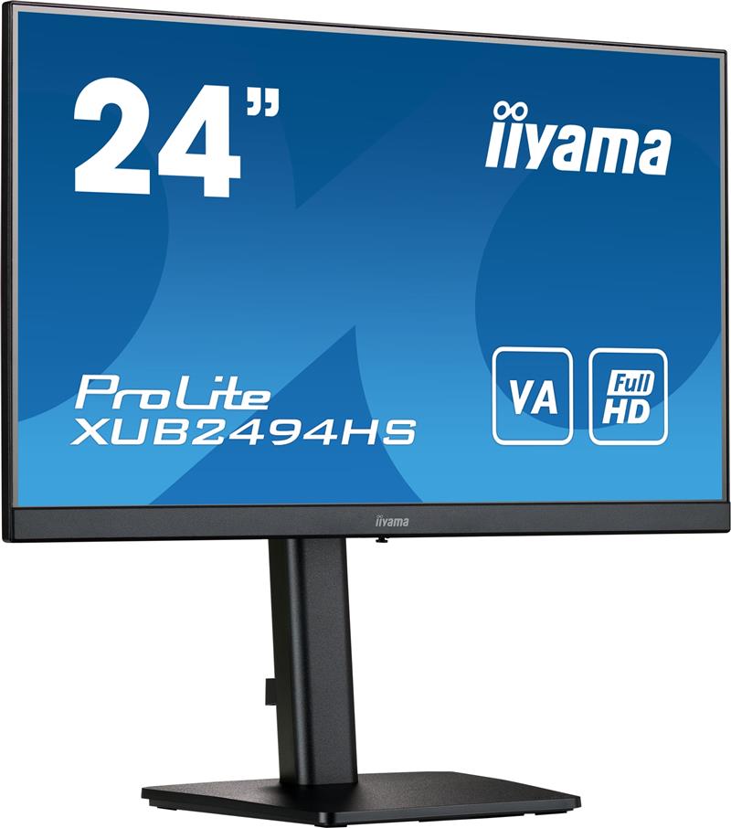 iiyama ProLite XUB2494HS-B2 computer monitor 60,5 cm (23.8"") 1920 x 1080 Pixels Full HD LED Zwart