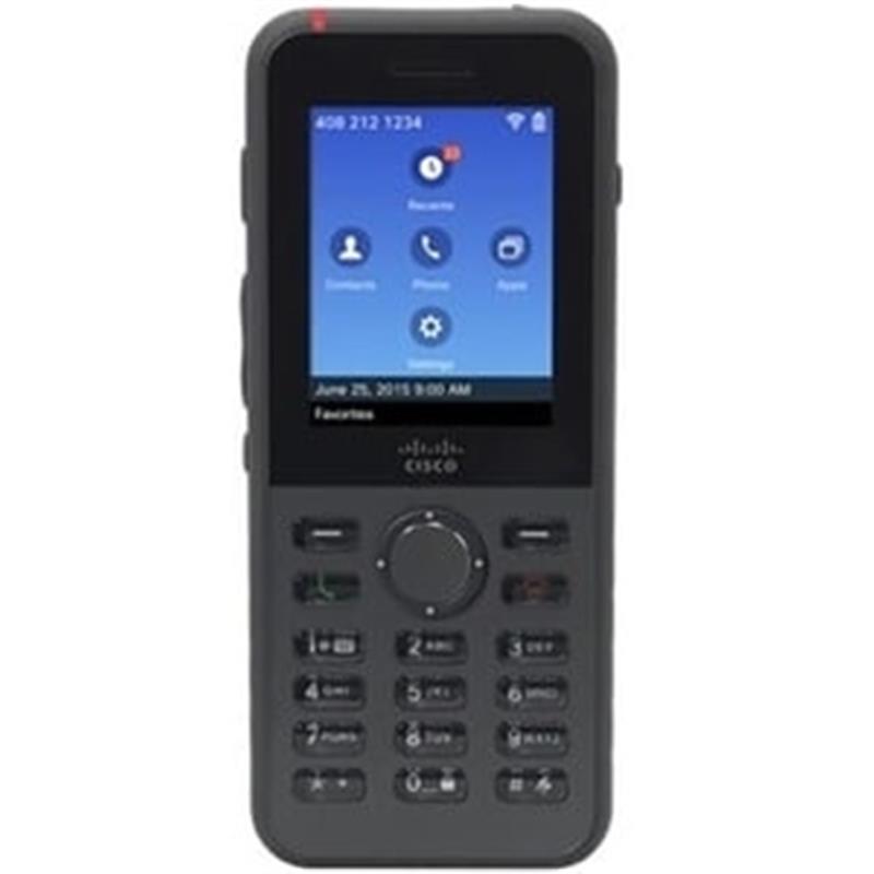Cisco 8821 IP telefoon Zwart Draadloze handset Wi-Fi