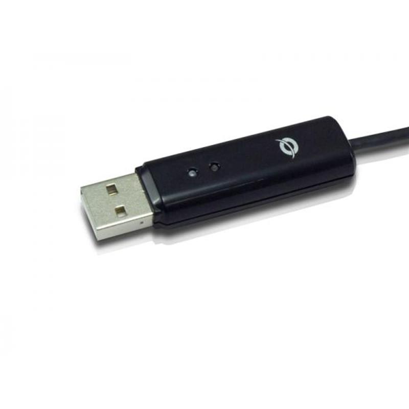 Conceptronic USB 2.0 1.8m toetsenbord-video-muis (kvm) kabel Zwart 1,8 m