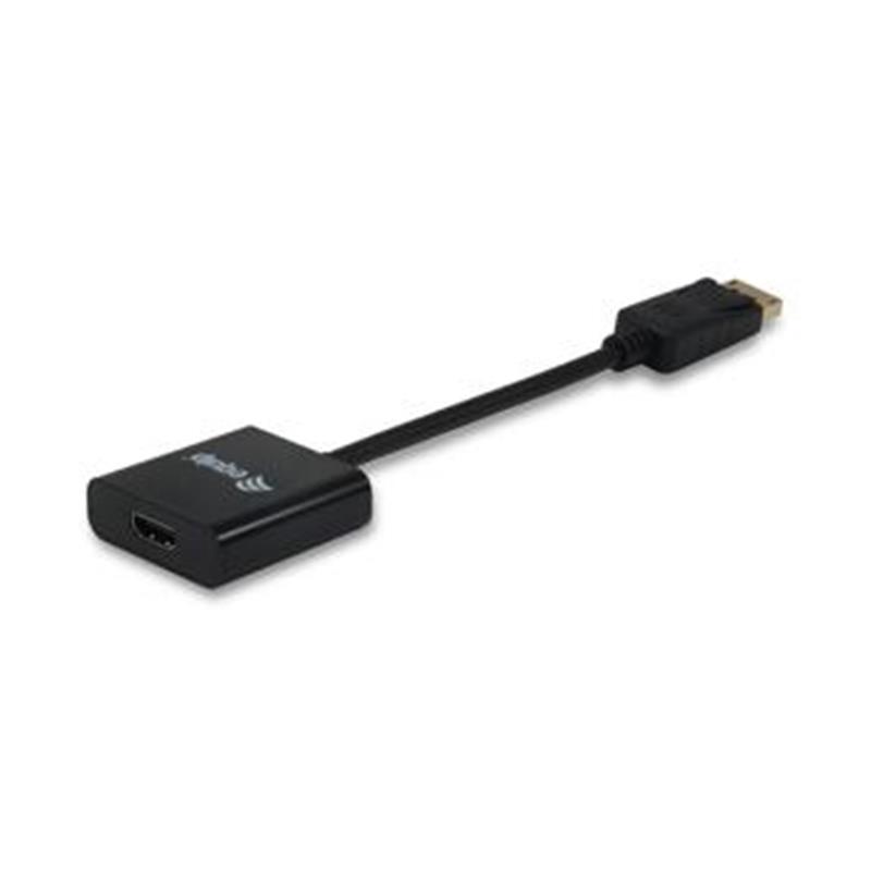 Equip 133438 video kabel adapter 0,2 m DisplayPort HDMI Zwart