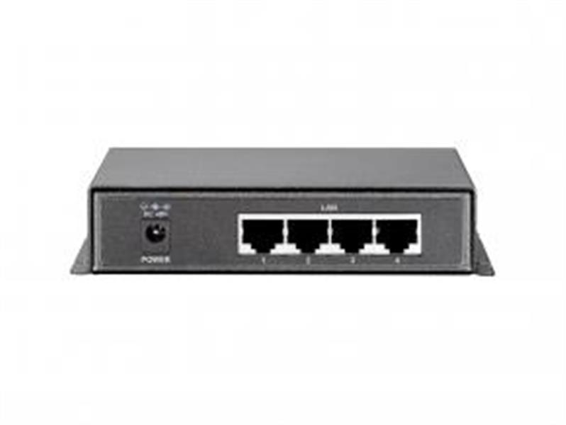 LevelOne GEP-0520 netwerk-switch Gigabit Ethernet (10/100/1000) Power over Ethernet (PoE) Zwart