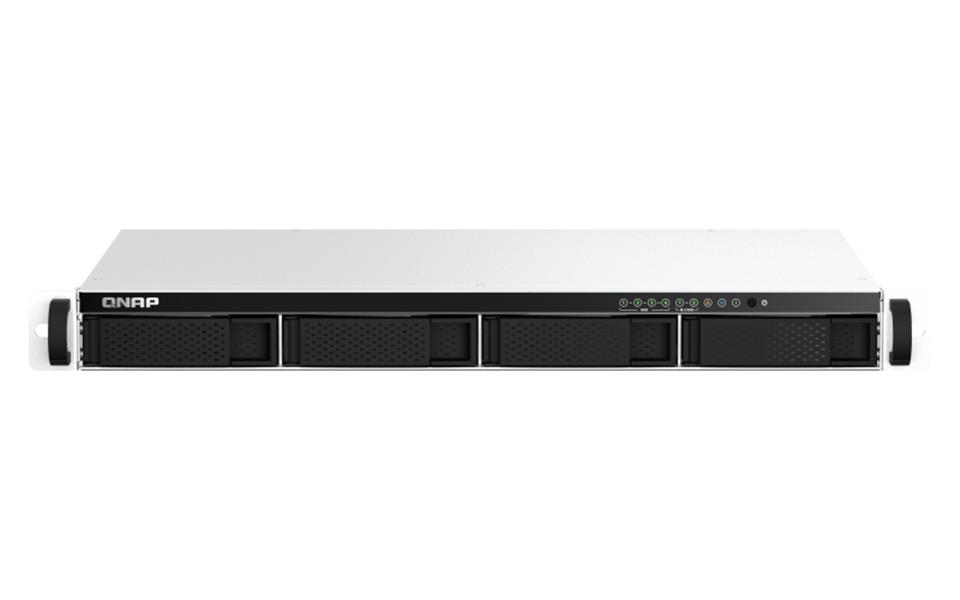 QNAP TS-464U NAS Rack (1U) Ethernet LAN Zwart