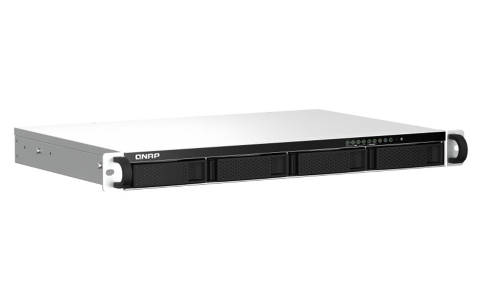 QNAP TS-464U NAS Rack (1U) Ethernet LAN Zwart