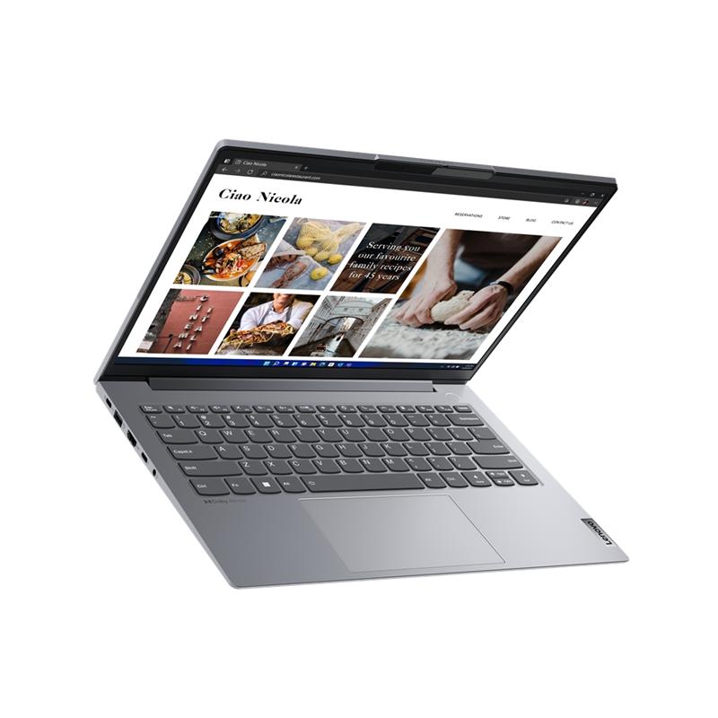 Lenovo ThinkBook 14 i5-1235U Notebook 35,6 cm (14"") WUXGA Intel® Core™ i5 8 GB LPDDR5-SDRAM 256 GB SSD Wi-Fi 6 (802.11ax) Windows 11 Pro Grijs