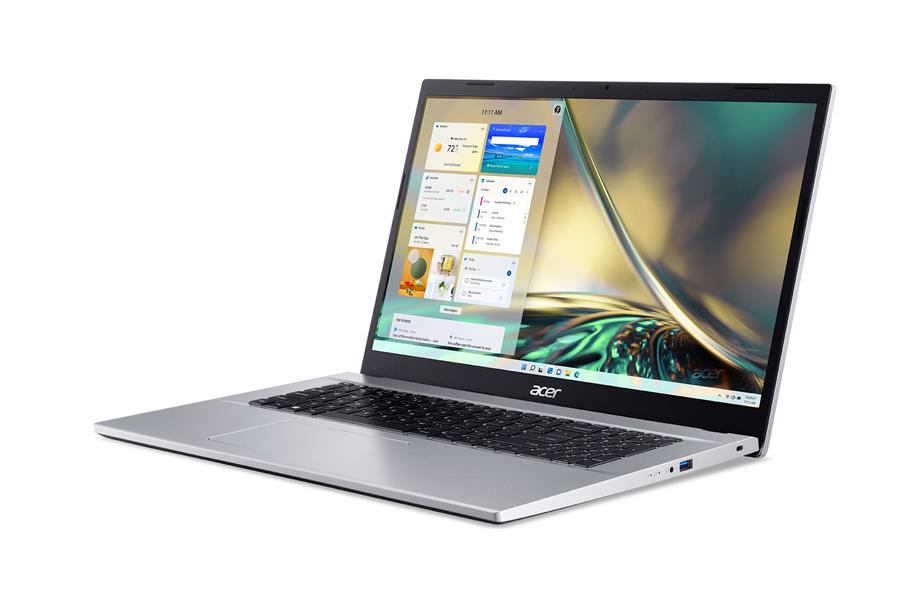 Acer Aspire 3 A317-54-38U0 i3-1215U Notebook 43,9 cm (17.3"") Full HD Intel® Core™ i3 8 GB DDR4-SDRAM 512 GB SSD Windows 11 Home Zilver