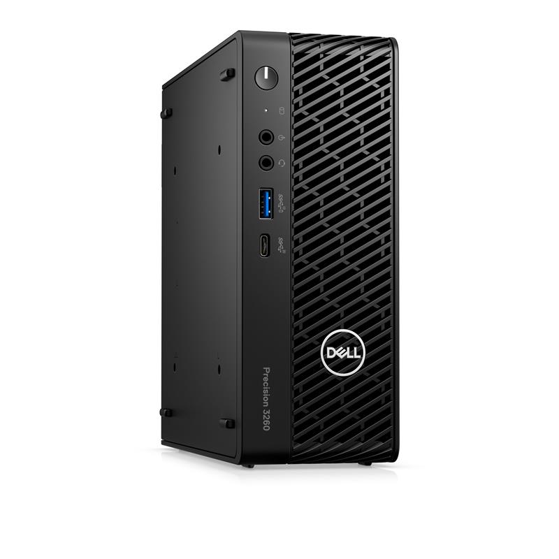 DELL Precision 3260 i7-12700 CFF Intel® Core™ i7 16 GB DDR5-SDRAM 512 GB SSD Windows 10 Pro Workstation Zwart