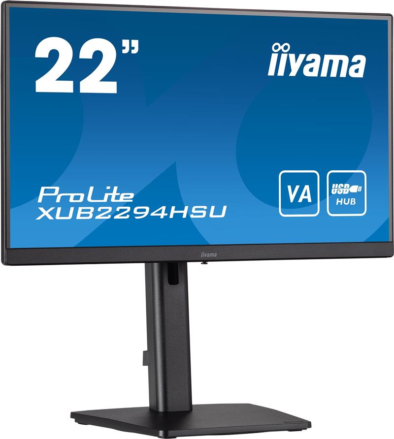 iiyama ProLite XUB2294HSU-B2 computer monitor 54,6 cm (21.5"") 1920 x 1080 Pixels Full HD LCD Zwart