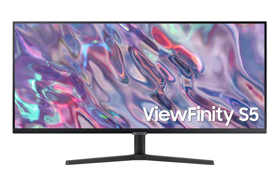 Samsung ViewFinity S5 S50GC 86,4 cm (34"") 3440 x 1440 Pixels UltraWide Quad HD LED Zwart