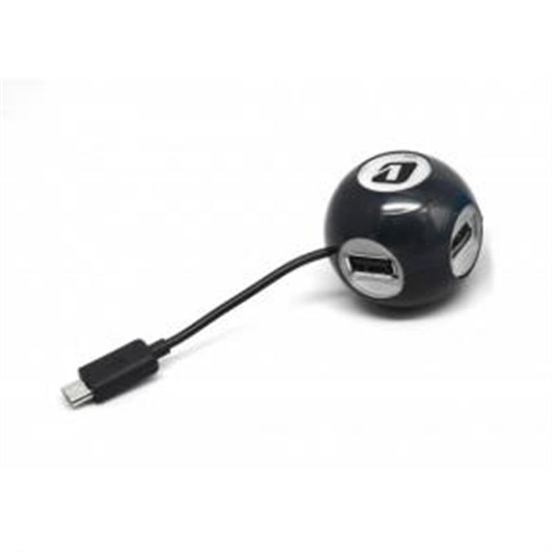 ADJ Pocket Hub HB421 4 poorten - USB 2 0 - Zwart