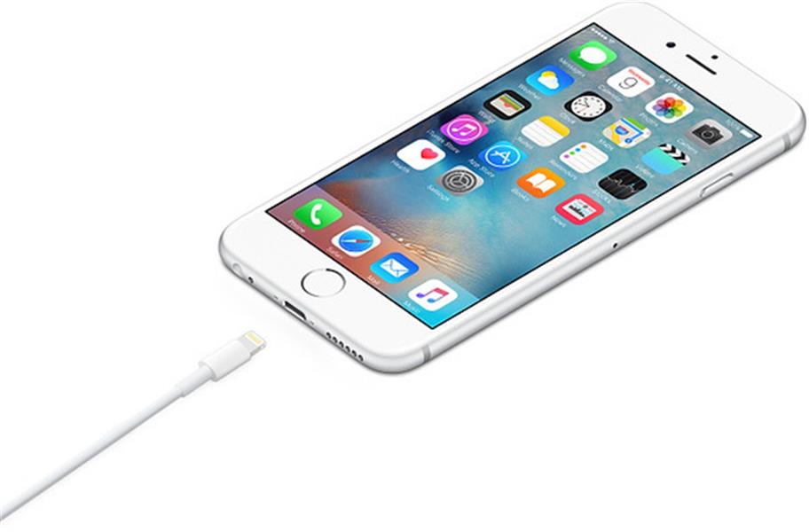 Apple Lightning-kabel 1 m Wit