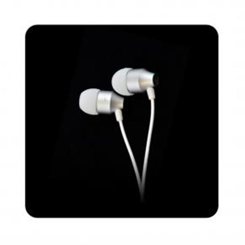 Gigabyte H11 hoofdtelefoon/headset Hoofdtelefoons In-ear Zilver, Wit