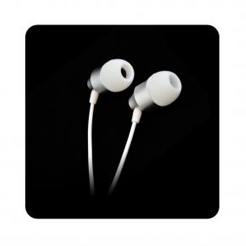 Gigabyte H11 hoofdtelefoon/headset Hoofdtelefoons In-ear Zilver, Wit