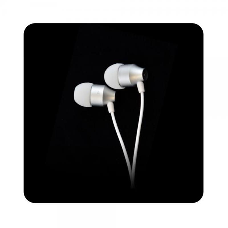 Gigabyte H11 hoofdtelefoon/headset Hoofdtelefoons In-ear Zilver, Wit