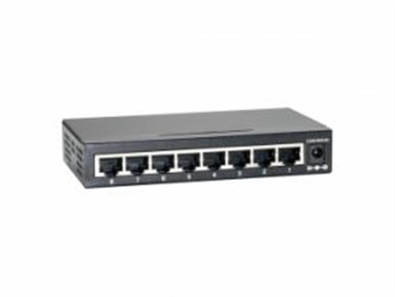 LevelOne GEU-0822 Unmanaged Gigabit Ethernet (10/100/1000) Zwart