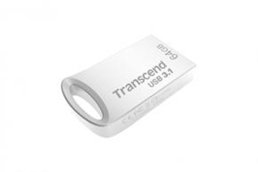 Transcend JetFlash 720 USB Flash Drive USB3 1 Gen1 8GB MLC NAND Silver Plating