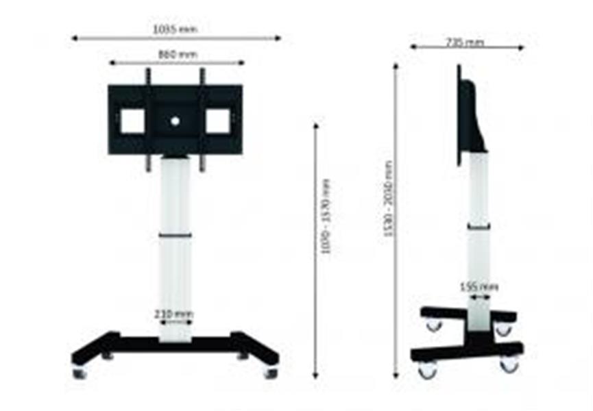 Newstar elektrisch verrijdbare trolley