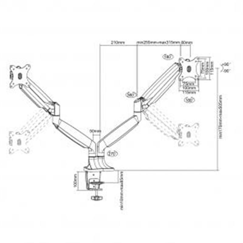 Neomounts monitorarm