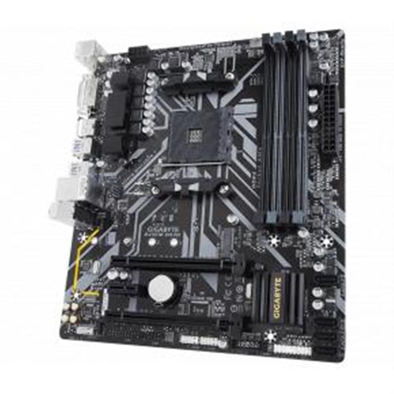 Gigabyte B450M DS3H moederbord Socket AM4 Micro ATX AMD B450