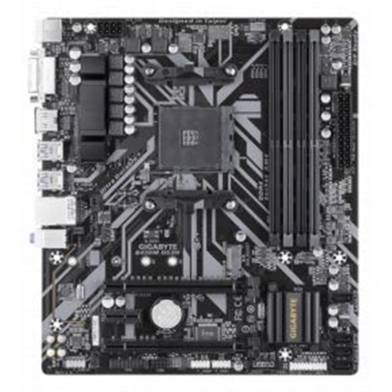 Gigabyte B450M DS3H moederbord Socket AM4 Micro ATX AMD B450