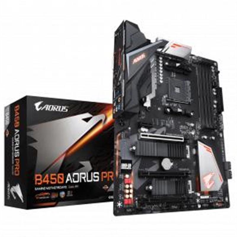 Gigabyte B450 AORUS PRO (rev. 1.0) moederbord Socket AM4 ATX AMD B450