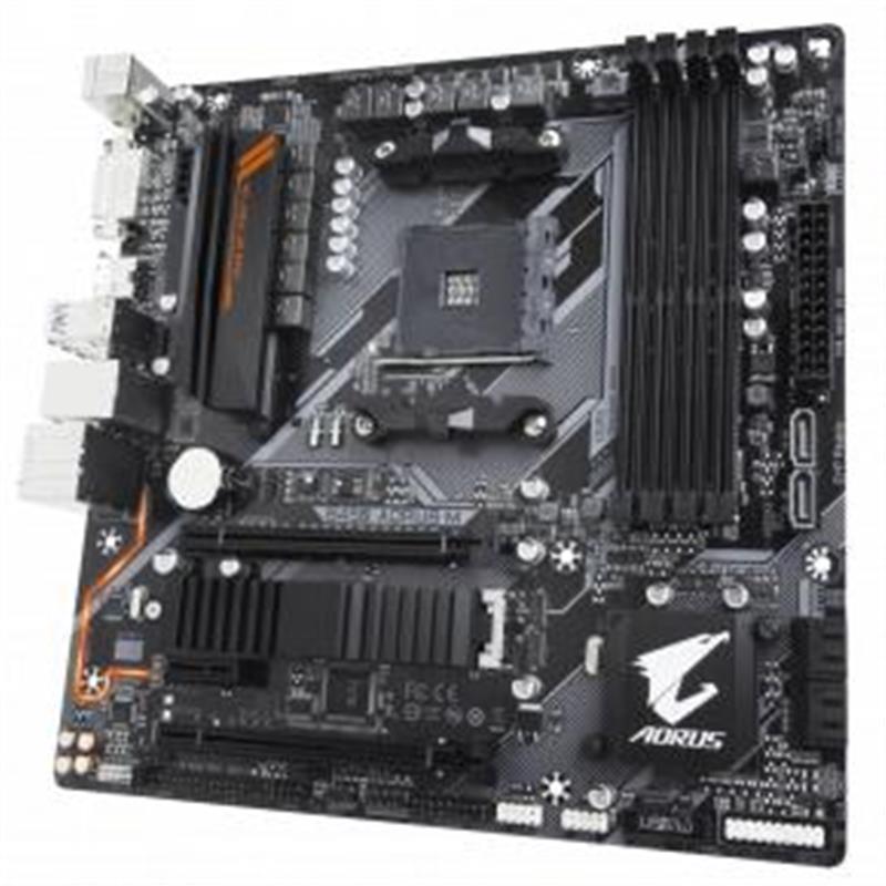 Gigabyte B450 AORUS M (rev. 1.0) moederbord Socket AM4 Micro ATX AMD B450