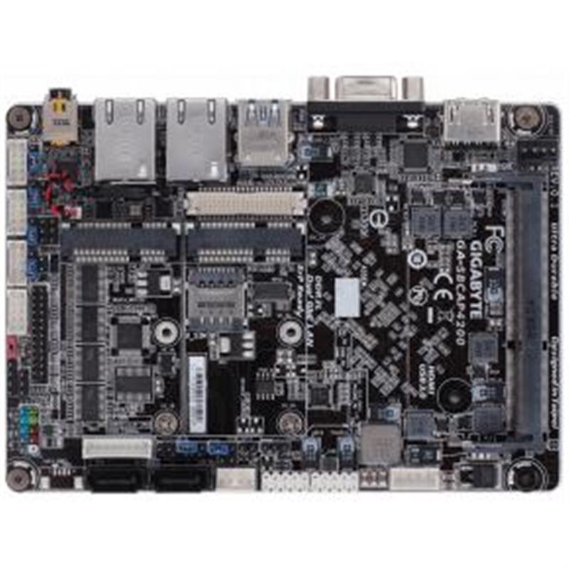 Gigabyte SBCAP4200 Motherboard SBC 146x102mm Intel Pentium tm N4200 2 5Ghz Quad 2x RS232 422 48