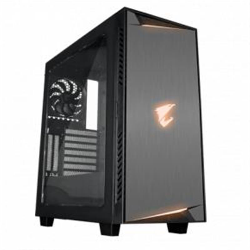 Gigabyte Midi-Tower ATX USB3 0 RGB Fusion-16 7M Watercooling ready Black