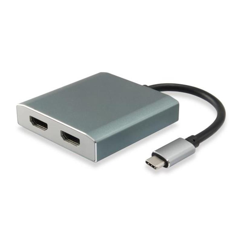 Equip 133464 USB grafische adapter 4096 x 2160 Pixels Grijs