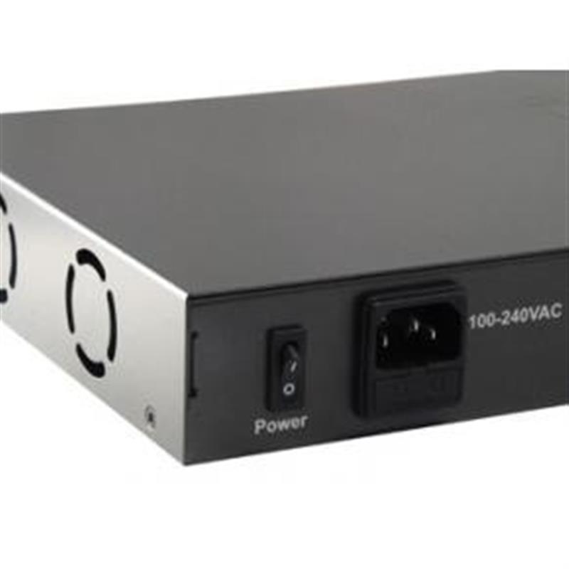 LevelOne FGP-2602W250 netwerk-switch Unmanaged Fast Ethernet (10/100) Power over Ethernet (PoE) Zwart