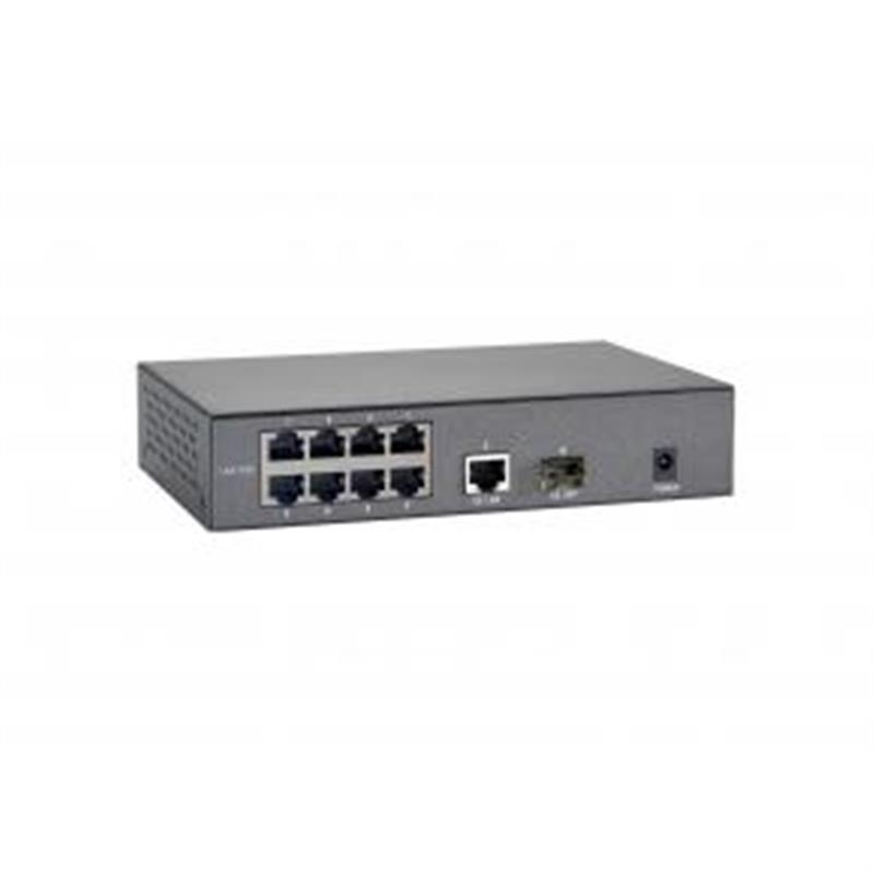 LevelOne FGP-1000W65 netwerk-switch Fast Ethernet (10/100) Power over Ethernet (PoE) Grijs