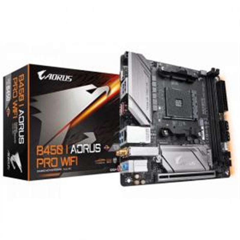 Gigabyte B450 I AORUS PRO WIFI moederbord Socket AM4 Mini ATX AMD B450