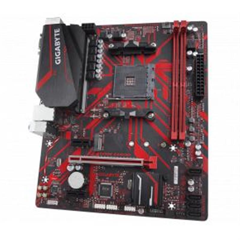 Gigabyte B450M GAMING moederbord Socket AM4 Micro ATX AMD B450