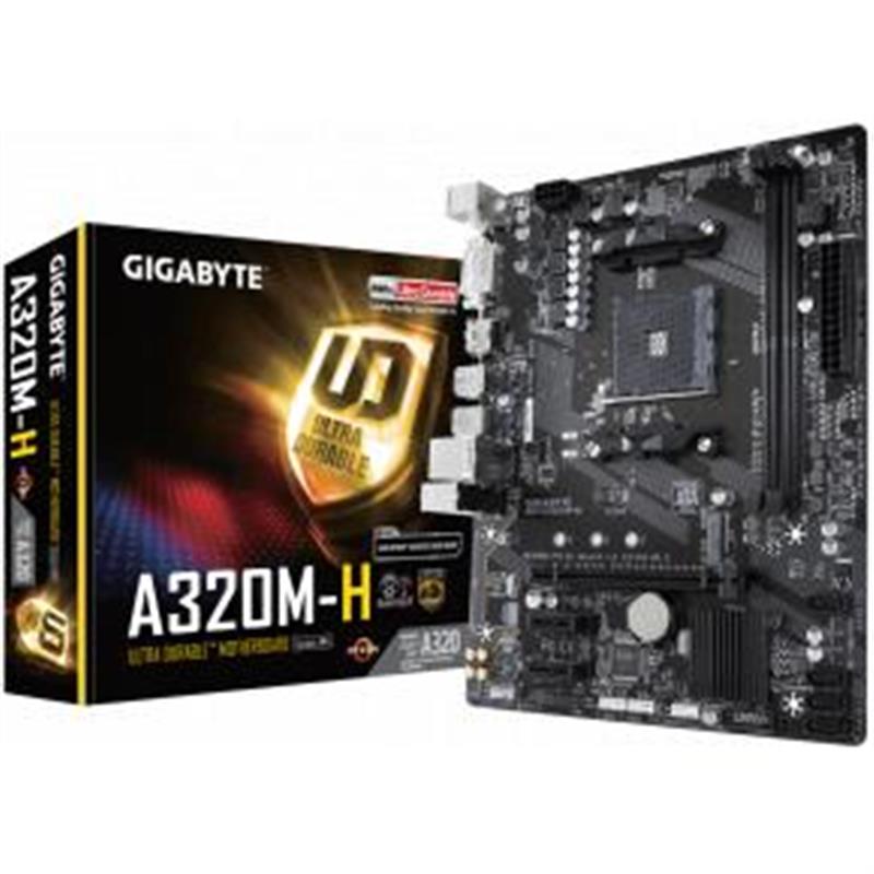 Gigabyte GA-A320M-H moederbord Socket AM4 Micro ATX AMD A320