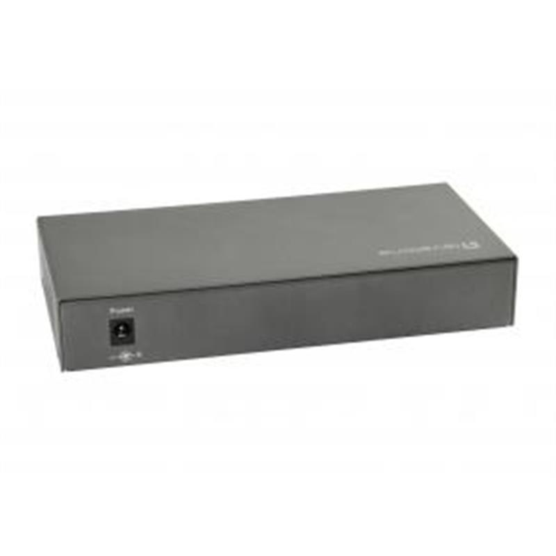 LevelOne GEP-0823 netwerk-switch Gigabit Ethernet (10/100/1000) Power over Ethernet (PoE) Zwart