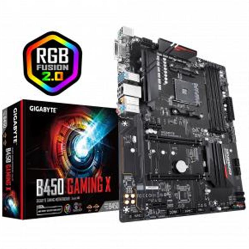 Gigabyte B450 Gaming X moederbord Socket AM4 ATX AMD B450