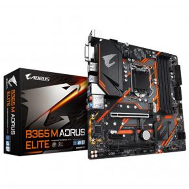 Gigabyte B365 M AORUS ELITE moederbord LGA 1151 (Socket H4) Micro ATX Intel B365