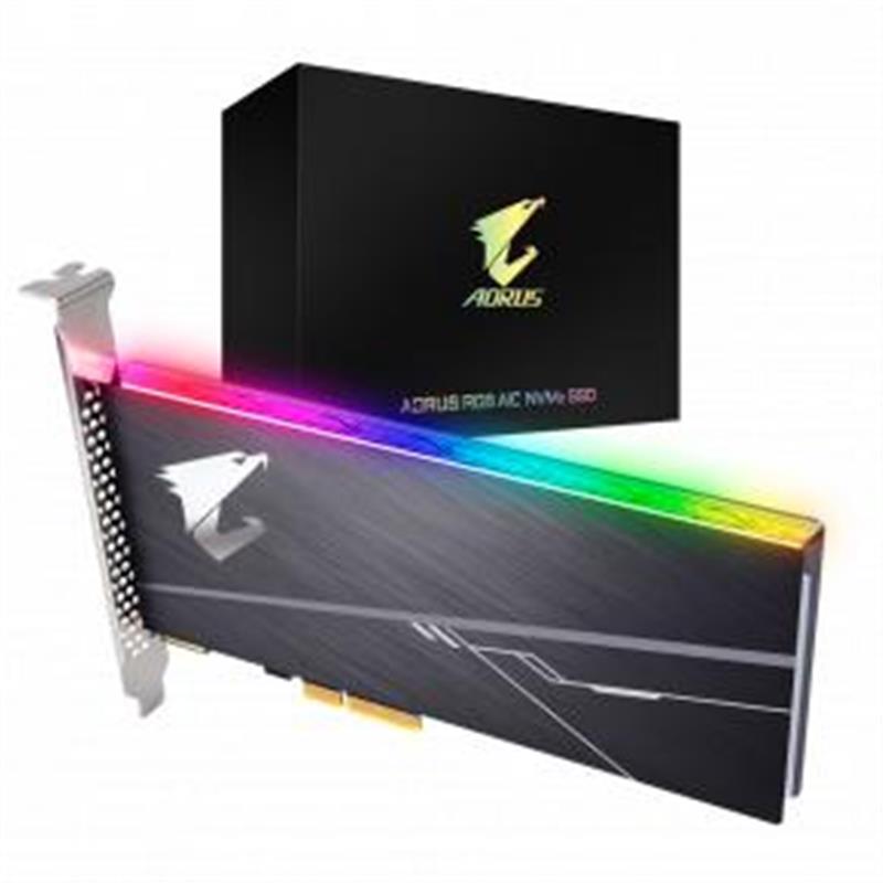 Gigabyte AORUS RGB AIC PCl Express Card 512 GB PCI Express 3.0 3D TLC NVMe