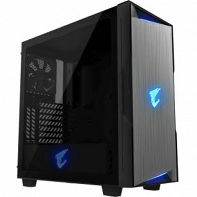 Gigabyte AORUS C300 GLASS Midi-Toren Zwart
