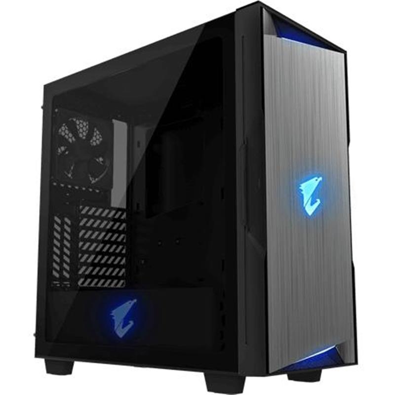 Gigabyte AORUS C300 GLASS Midi-Toren Zwart