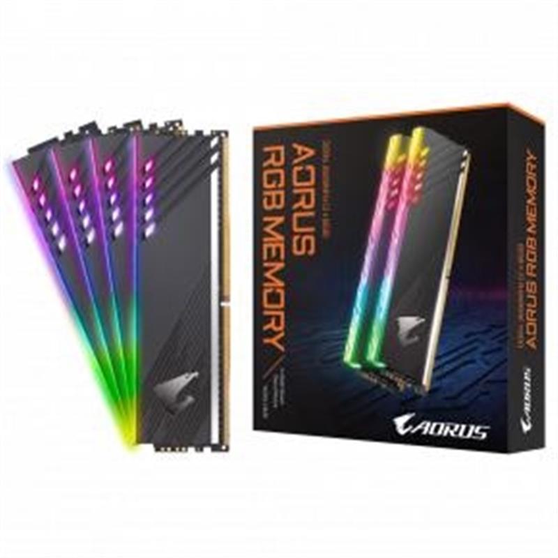 Gigabyte AORUS RGB geheugenmodule 16 GB 2 x 8 GB DDR4 3600 MHz