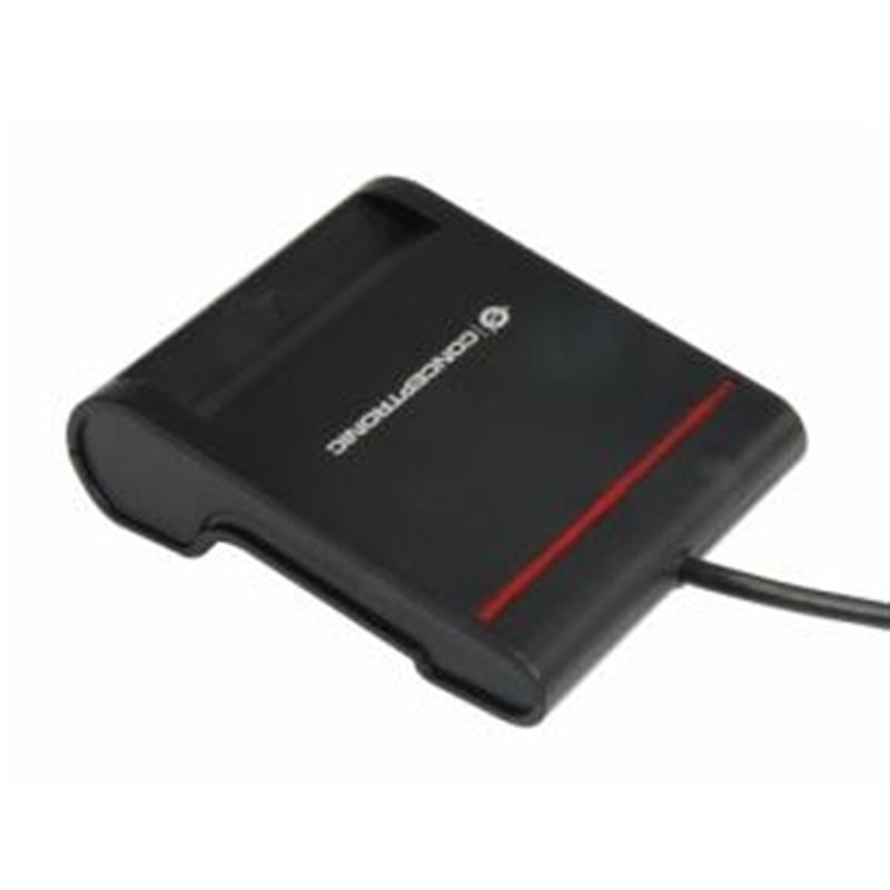 Conceptronic SCR01B smart card reader USB USB 2.0 Zwart