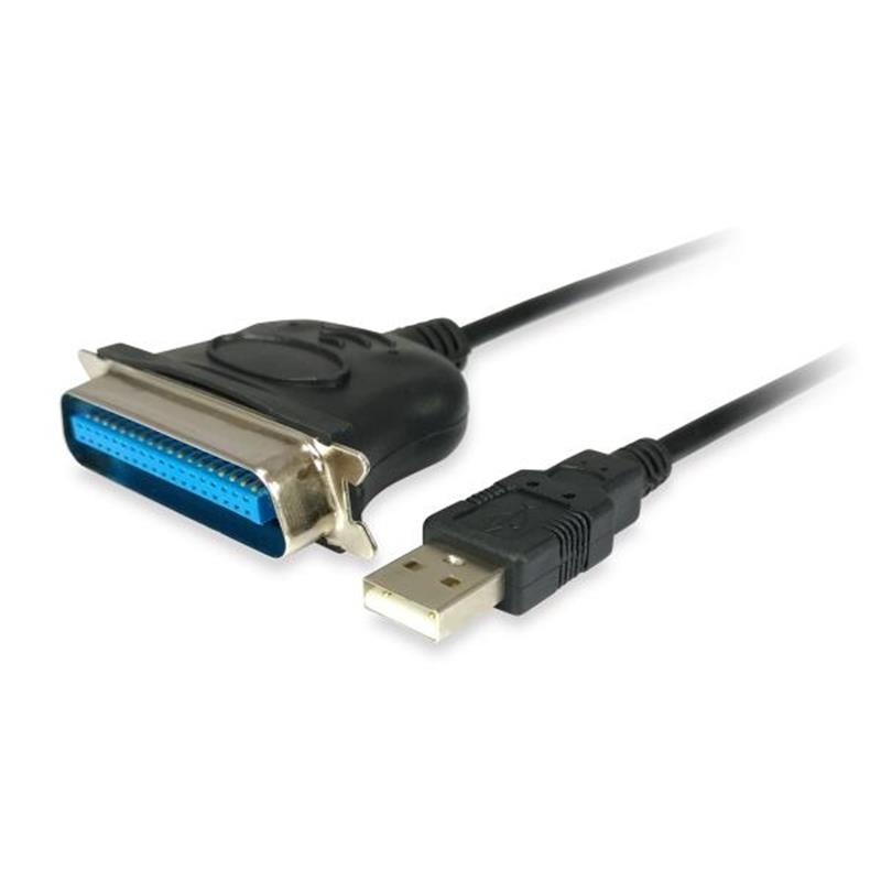 Equip 133383 parallelle kabel Zwart