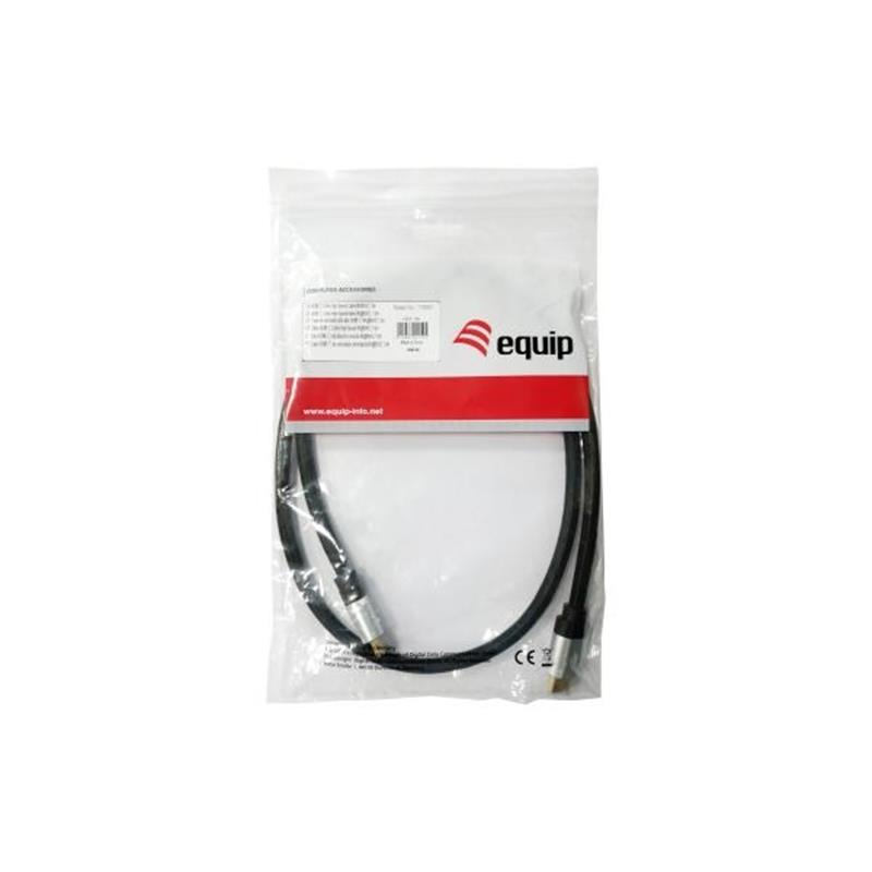 Equip 119380 HDMI kabel 1 m HDMI Type A (Standaard) Zwart