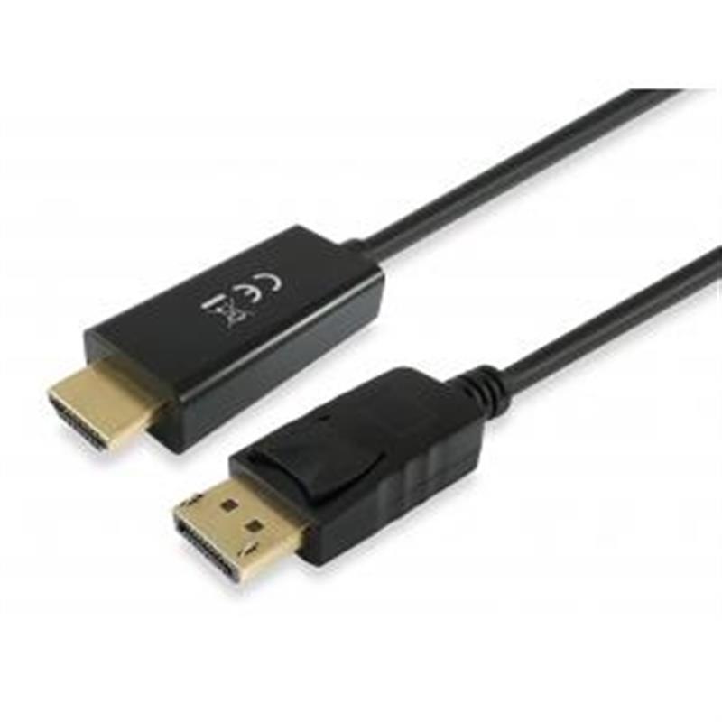 Equip 119390 video kabel adapter 2 m DisplayPort HDMI Zwart