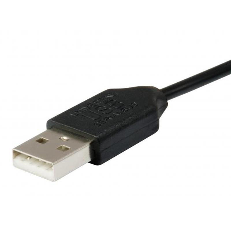 Equip 128952 interface hub USB 2.0 480 Mbit/s Zwart